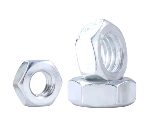 Hex nut, zinc-plated 6-32 UNF