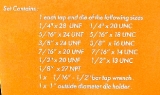 Gewindeschneider Set 24-teilig, UNC, UNF, NPT
