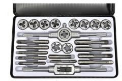Gewindeschneider Set 24-teilig, UNC, UNF, NPT
