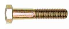Hex Bolt 1/2-13 UNC x 2-1/2 Grade 8, Yellow Zinc Plated